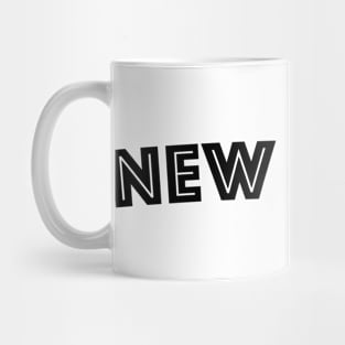 New York word Mug